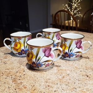 Mackenzie Childs Floral Mugs